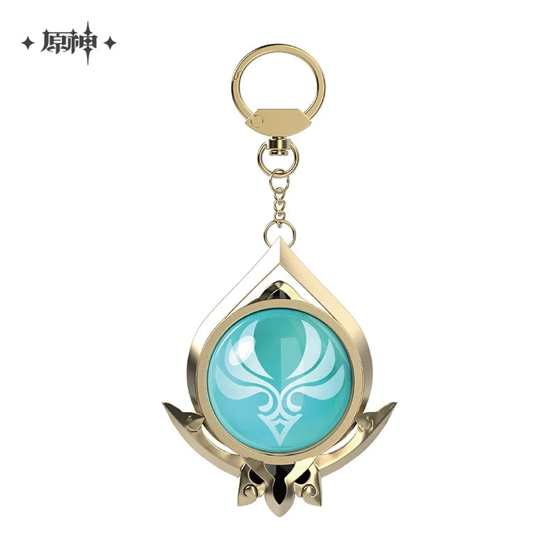 Sunsyea Genshin Impact Official Merch miHoYo Original Authentic Eyes of God Keychain Mondstadt Liyue Inazuma