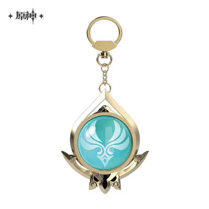 Sunsyea Genshin Impact Official Merch miHoYo Original Authentic Eyes of God Keychain Mondstadt Liyue Inazuma
