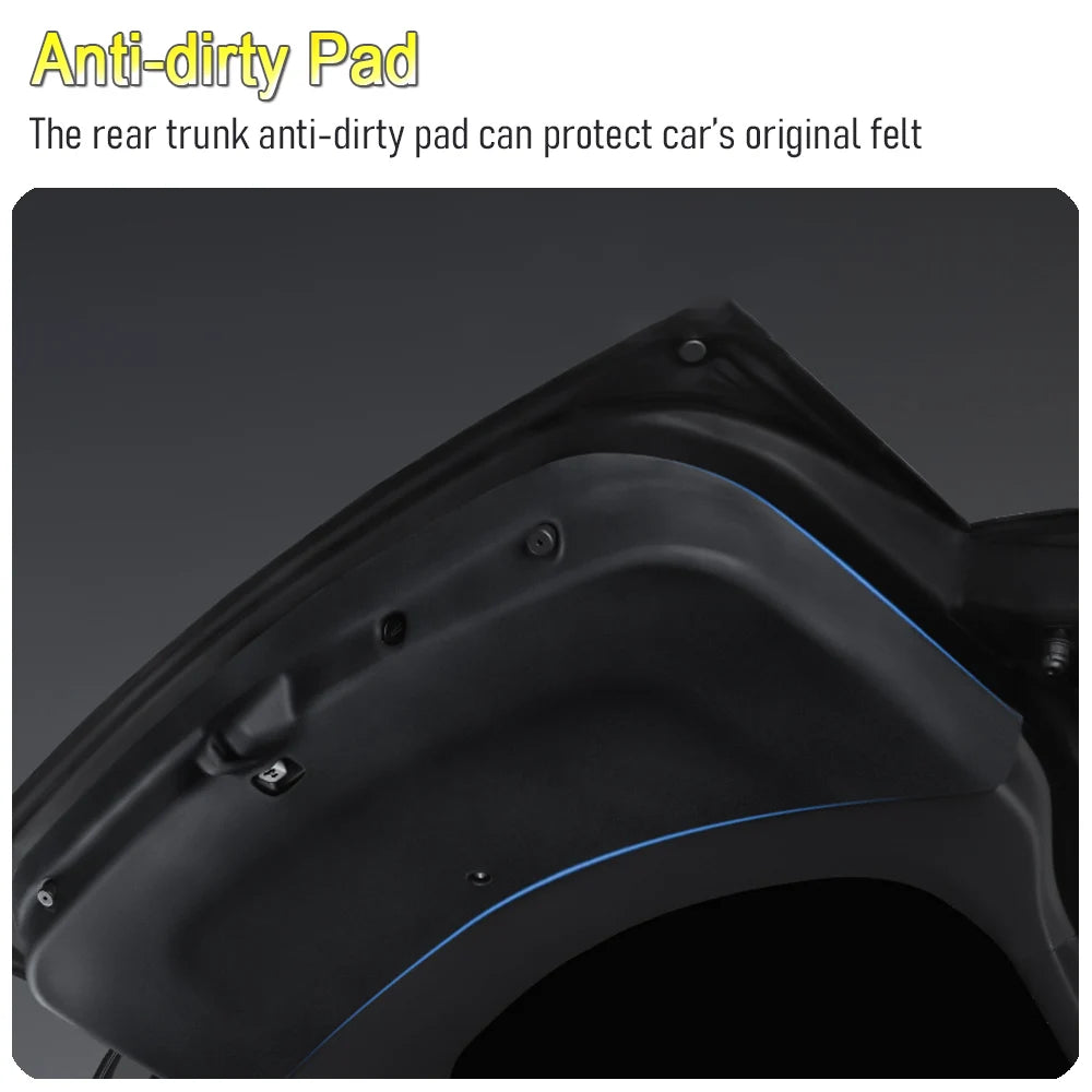 For Tesla Model Y Juniper 2025 2026 Trunk Mats Rear Trunk Tailgate Protective Mat Anti-dirty Protective Pad Trim Car Accessories