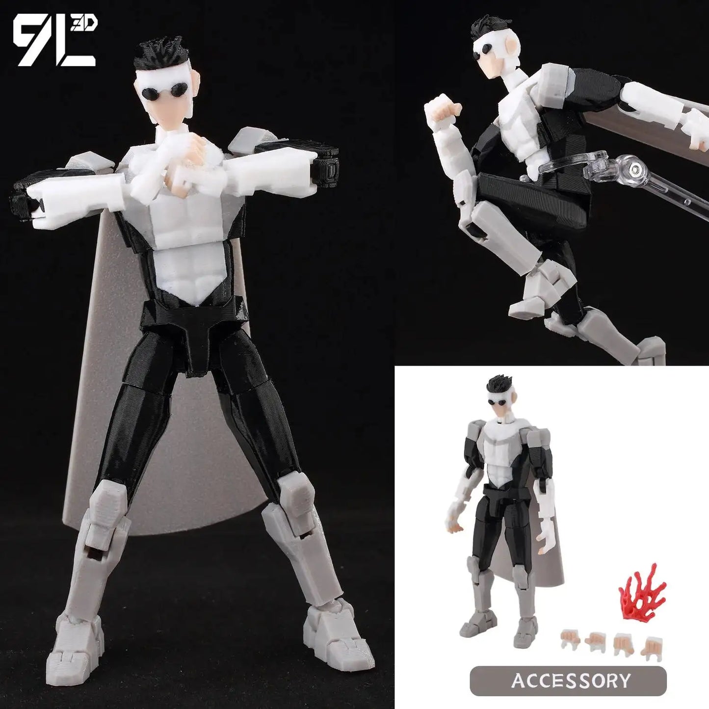 9L3D Invincible Slayer Daryl Dixon Lucky13 Action Figure Dummy13 Multi-Jointed Collectible Model Toys Titan13 Birthday Gifts T13