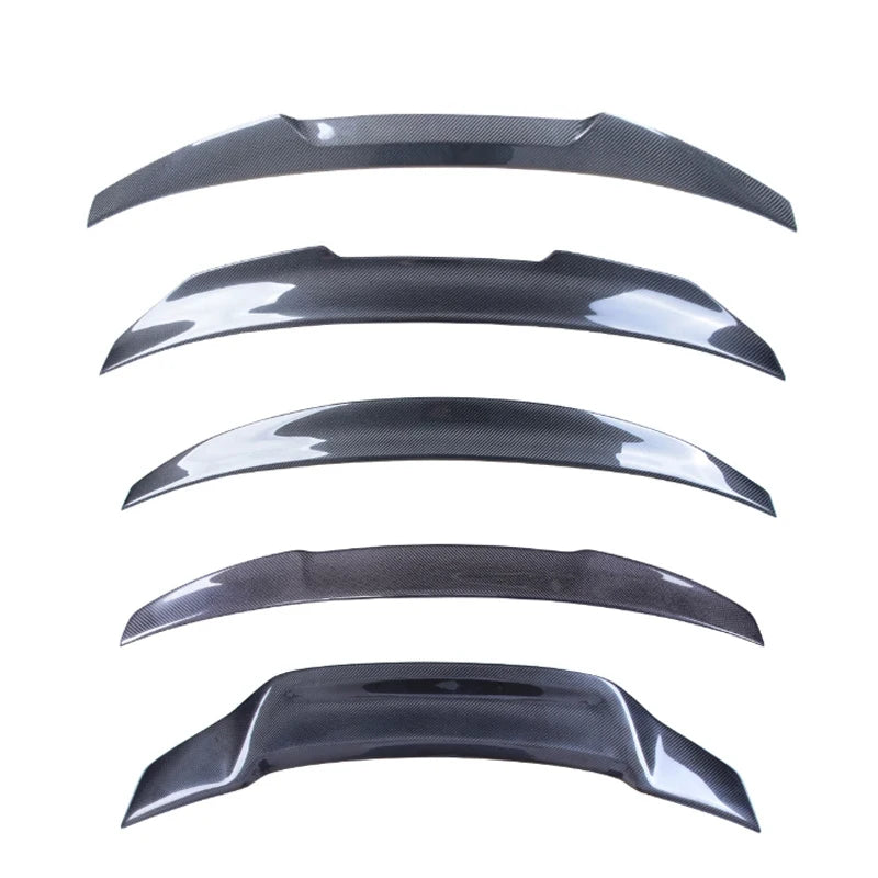 For Audi A3 S3 RS3 8V 2013-2020 Rear Trunk Wing Carbon Fiber M4/PSM/R/V/HK Style Spoiler Tail Fin Guard Board Kits Accessories