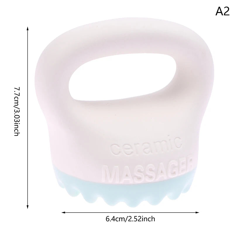 Ceramic Scrapping Board Face Back Massager Chinese Spa Guasha Tool Scraping Apparatus