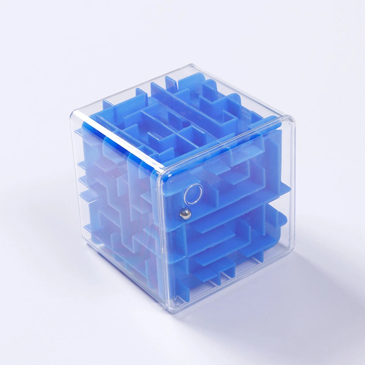 1pc Kids 3D Maze Puzzle Six-sided Rolling Ball Game Labyrinth Children Balance Training Educational Toys
