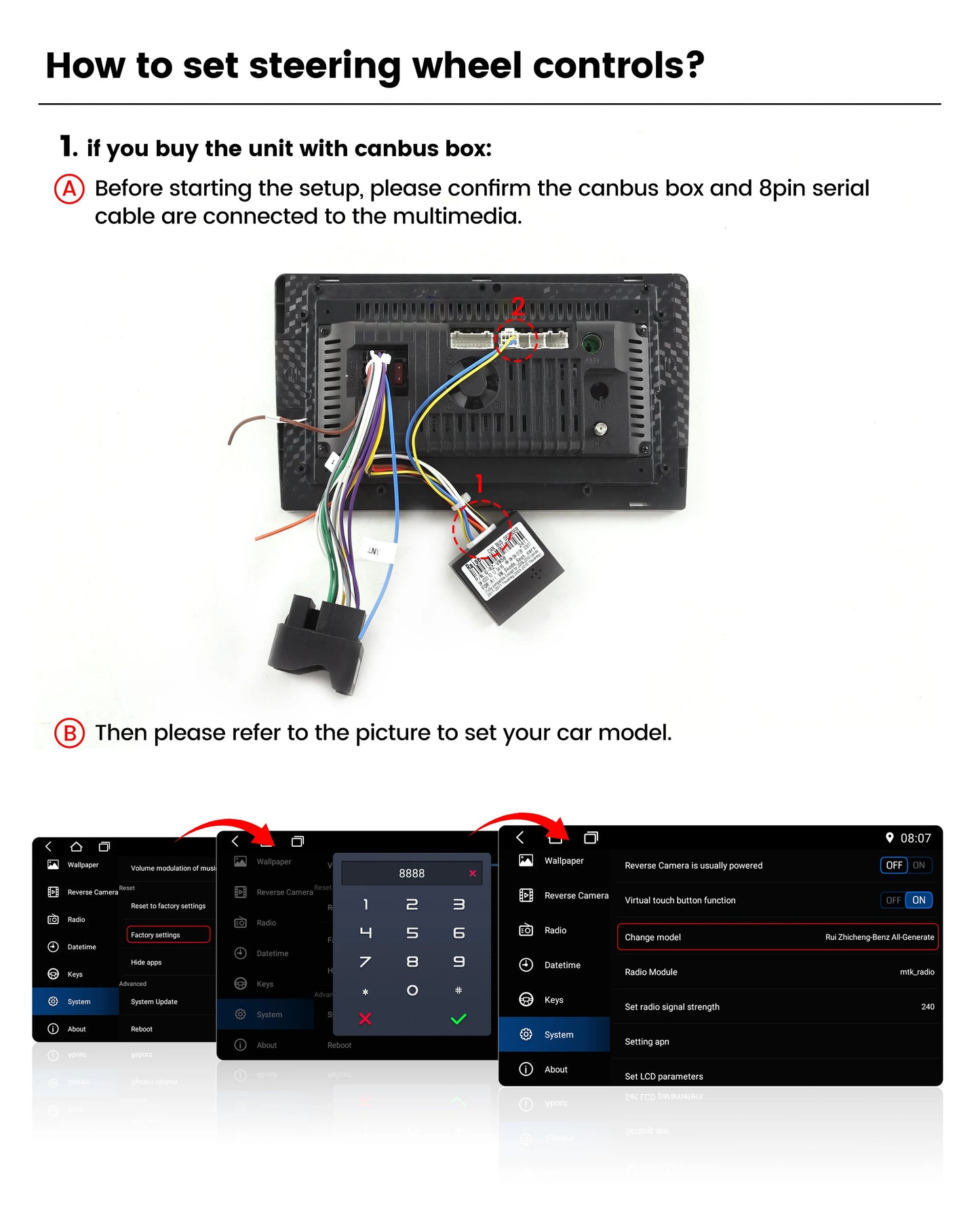 Android 14 OS IPS Car Radio For Mercedes Benz C Class W204 S204 2006 - 2011 Carplay Auto Multimedia Player GPS Stereo Navigation