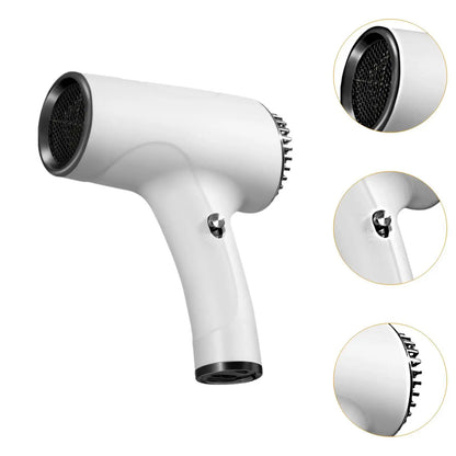 Rechargeable Cordless Hair Dryer Two Speeds Portable Powerful Blow Dryer for Home Dormitory Travel Use