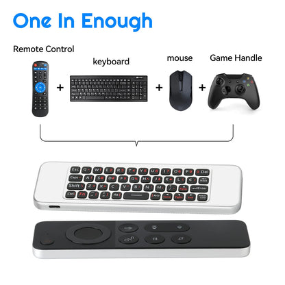 MRSVI W3 Voice Air Mouse Remote Control 2.4G English Arabic Handheld Mini Wireless Keyboard for Android TV BOX/Windows/PC