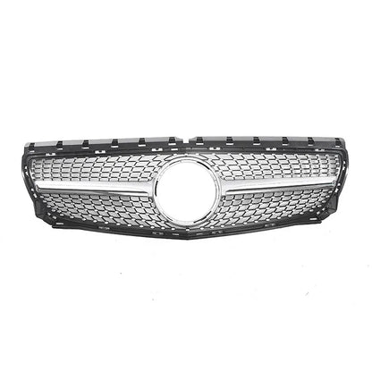 Diamond Front Grille For Mercedes Benz B-Class W246 B180 B200 B220 B250 2012 2013 2014 Grill Replacement Body Kits Auto Parts
