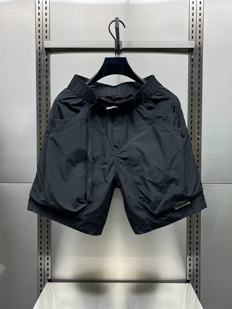 NY High-End Quick-Dry Workwear Shorts Men's Sporty Shorts 2026 New Summer Japanese Style Handsome Mid-Length Shorts