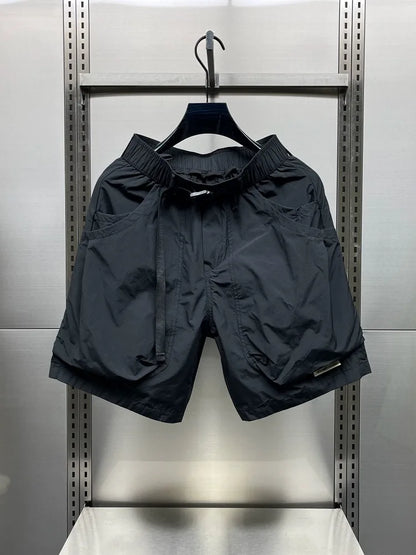 NY High-End Quick-Dry Workwear Shorts Men's Sporty Shorts 2026 New Summer Japanese Style Handsome Mid-Length Shorts