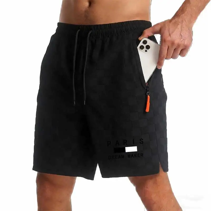 Summer New Men Printing Sweatpants Casual Shorts Men's Beach Shorts Basketball Short Trousers High Quality Sportswear Men