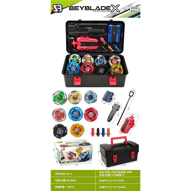 New alloy gyro attack suit with two-way transmitter combat gyro tool storage box gift Hurricane CX BX alloy gyro vs PK game.