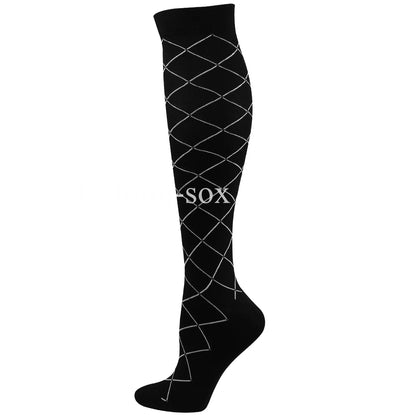 1Pair New Compression Stockings 20-30Mmhg Knee High Sports socks Fit Medical Varicose Veins Pregnant  Edema Diabetes Circulation
