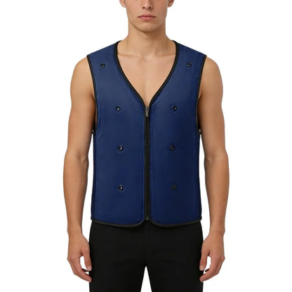 YUEYANG V-Neck Sleeveless Cooling Vest Summer Water Evaporation Welding Labor Protection No Electricity Or Magnet Required