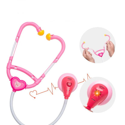 Doctor Toys for Kids Doctor Pretend Play Set Children Medical Dentist Tools Stethoscope Educational Toy Gift for Boy Girl
