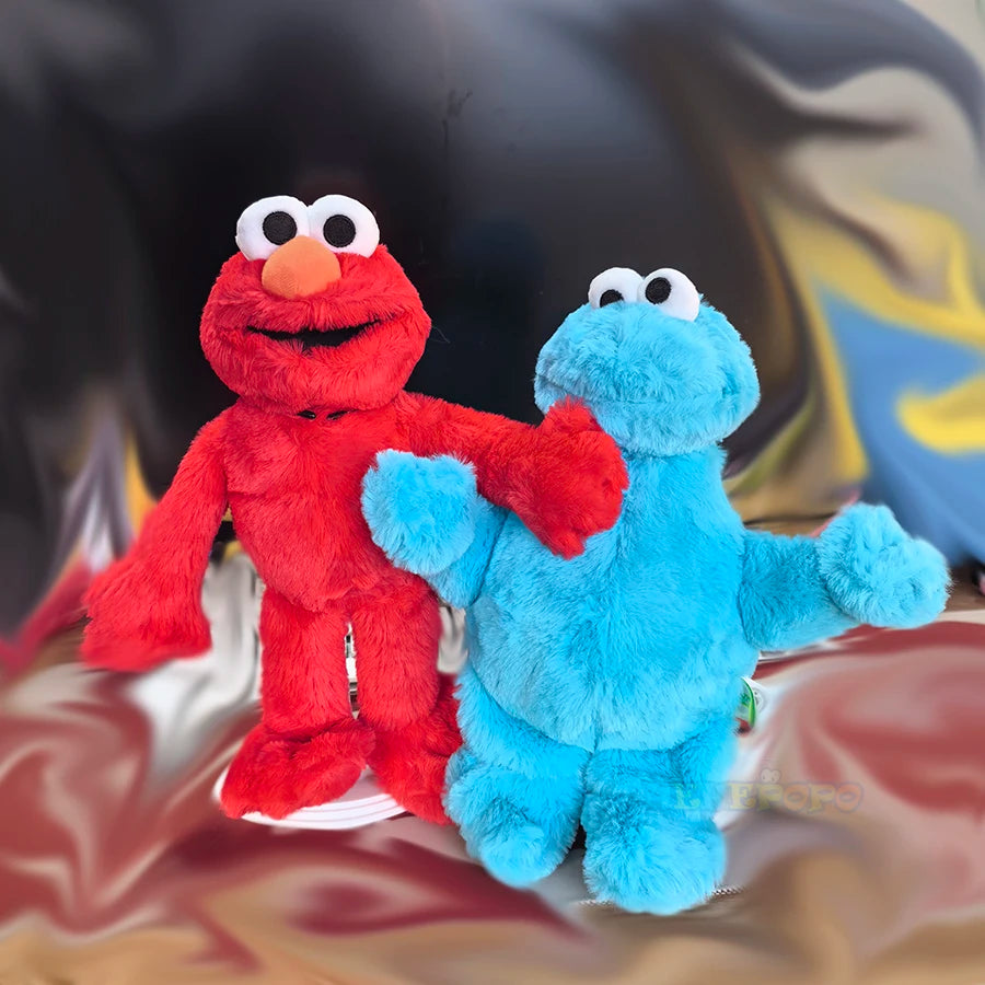 Cute Sesame Street Plush Dolls Toy Featuring Elmo Cookie Monster Big Bird Adorable English Leaning Options For All Ages