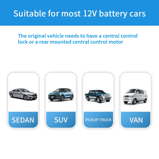 Remote Starter and Car Alarm Smart App Remote Start Stop System for Cars Engine Push Start System with Auto Ignition Button