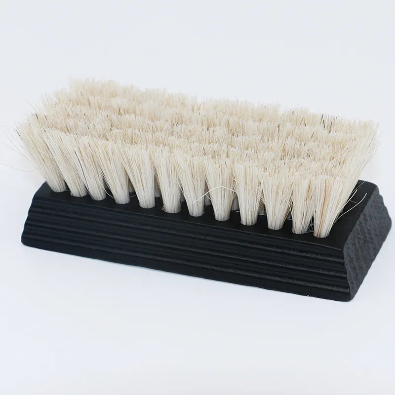 Soft Bristle Horse Hair Shoe Brush for Polishing Shoe Oil Cleaning Brush for Leather Shoes Cleaning Tools
