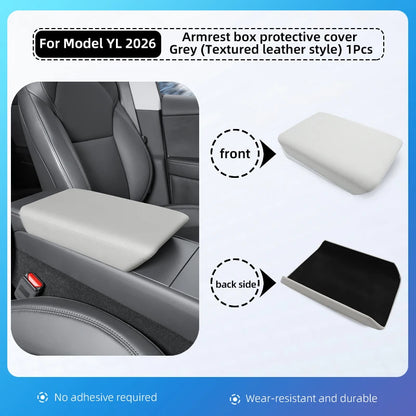For Tesla Model YL 6 seats Armrest Box Protect Cover Center Console Anti-Scratch 2026 Automotive interior accessories