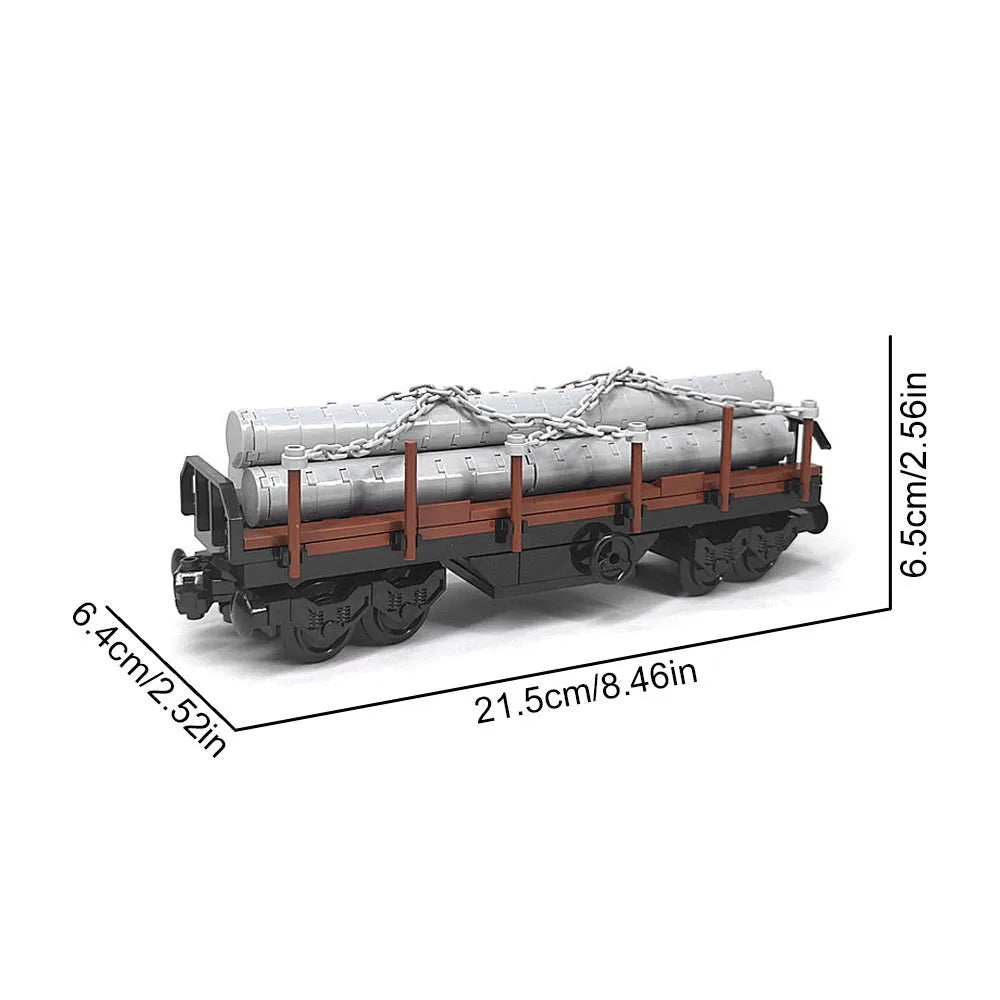 City Train Building Blocks DIY Modified Accessories, Creative MOC Assembly Track Train Carriage Expansion Set, Base, Wheel Parts