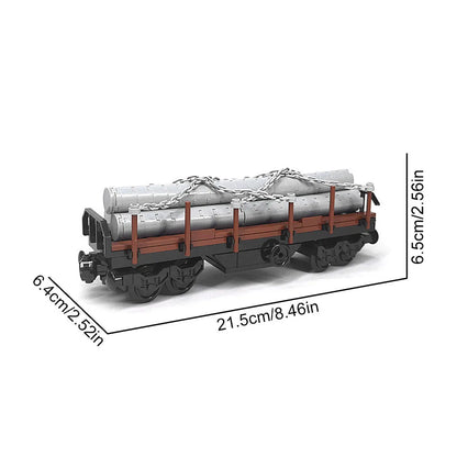 City Train Building Blocks DIY Modified Accessories, Creative MOC Assembly Track Train Carriage Expansion Set, Base, Wheel Parts