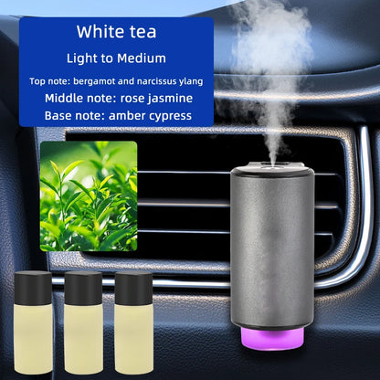 Smart Car Air Freshener Diffuser, Three Adjustable Modes, Intelligent Car Aroma Diffuser with 3pcs Essential Oil
