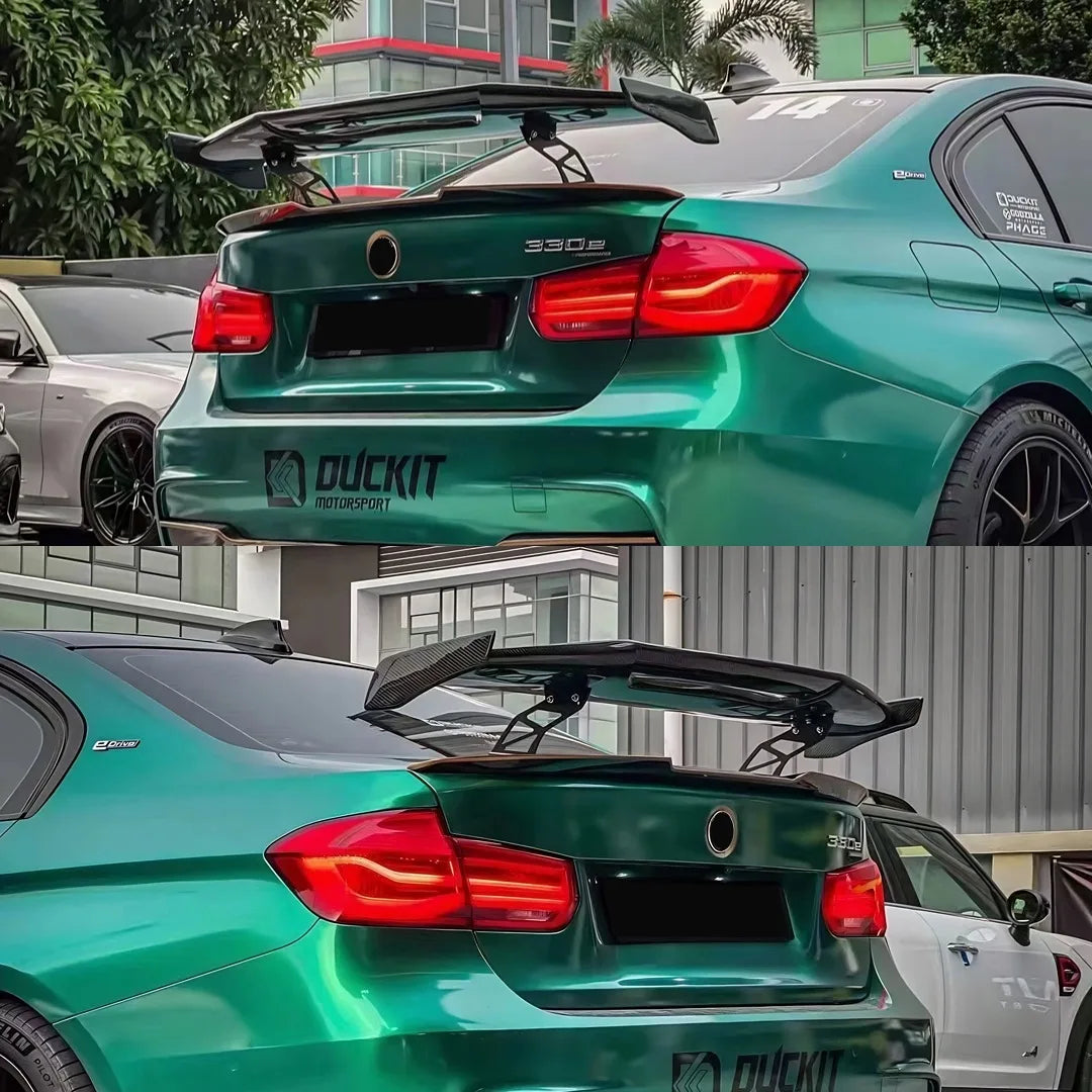 Rear Air Deflector Spoiler Wing Sport Tail Airfoil Tuning Accessories Universal Sedan Cars 125cm Fit Mostly Vehicle MAD Style