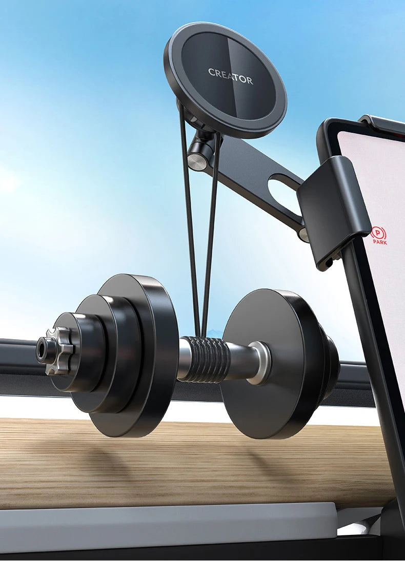 For Tesla Model 3 X Y S BYD Center Control Display Slide Rail Phone Holder Magnetic Car Phone Holder for iPhone 15 14 13 12