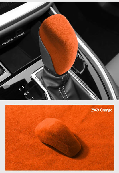 Made of Alcantara For Subaru Impreza WRX 2023 Outback Forester Crosstrek Car Center Console Gear Shift Boot Interior Accessory