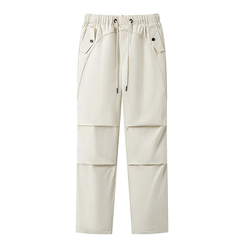 90 Duck down Waterproof Men's Winter Outdoor Straight Leg Pants Anti-Cold Fashionable Urban Style Long Trousers for Casual Use