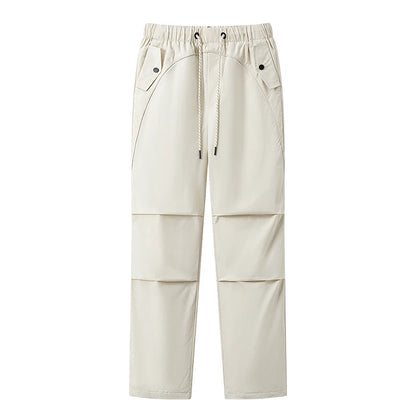 90 Duck down Waterproof Men's Winter Outdoor Straight Leg Pants Anti-Cold Fashionable Urban Style Long Trousers for Casual Use