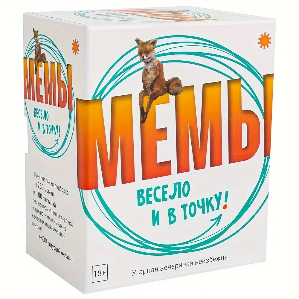 Economikus "Memes: Fun & On Point!" Board Game – 18+ Adult Party Game | The Ultimate Meme Game for Groups & a Hilarious Gift