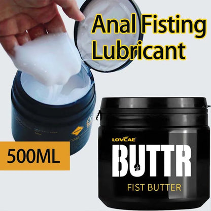 500ML Sex Fisting Lubricant for Men Anal Cream Lubrication Anal Oil Gel Women Fisting Butt Lubrication Grease for Gay Adult