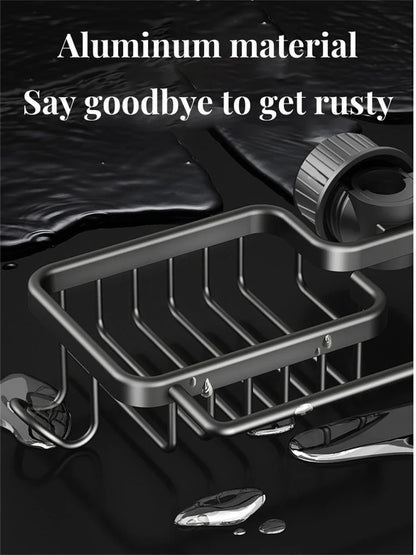 Kitchen Sink Drain Rack Sponge Storage Flexible Faucet Holder Soap Drainer Towel Rack Shelf Organizer Kitchen Accessories