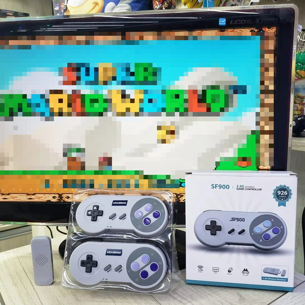 SF900 Retro Console With 5000 Built-In Games TV Game Controller Comes with Dual Wireless Gamepads Game Controller Classic Game