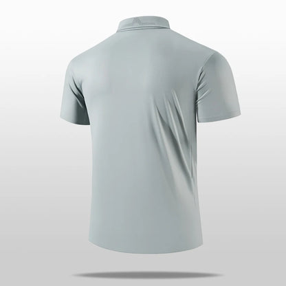LUCEN 2026 Simple Style Printed Men's High-Quality Golf Sport Polo Shirt Breathable Tennis Quick-Dry T-Shirt Tops POLO Tees