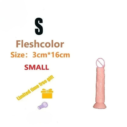 Dildos Sex Toys Dick Cheap Soft Female Vagina Clitoris Anal Masturbators Penis with Suction Cup 5 Colors Consolador Dildo Gode