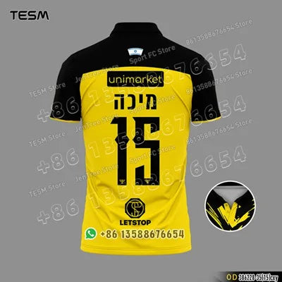 Sports POLO Shirt Summer Men Casual Short Sleeve Lapel Printed T-shirt Striped Retro Fashion Top Outdoor Team Breathable POLO