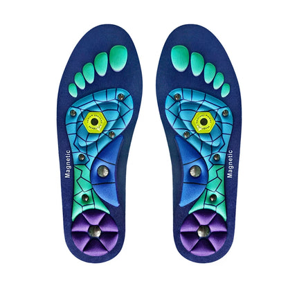 Plantar Acupoint Massage Insoles Men Women Magnetic Therapy Massage Insole Arch Support Orthopedic Shoe Pads 2Pcs/4Pcs