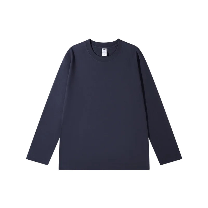 Spring Summer Tops T-shirt Women Solid Cotton Long Sleeve Bottoming Shirt Casual Korean Top Tees Harajuku Loose Basic Tshirt