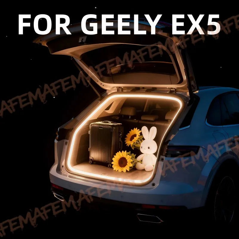 For Geely EX5 High Brightness Trunk Lighting Ambient light interior decoration LED Rear Trunk Light Bar