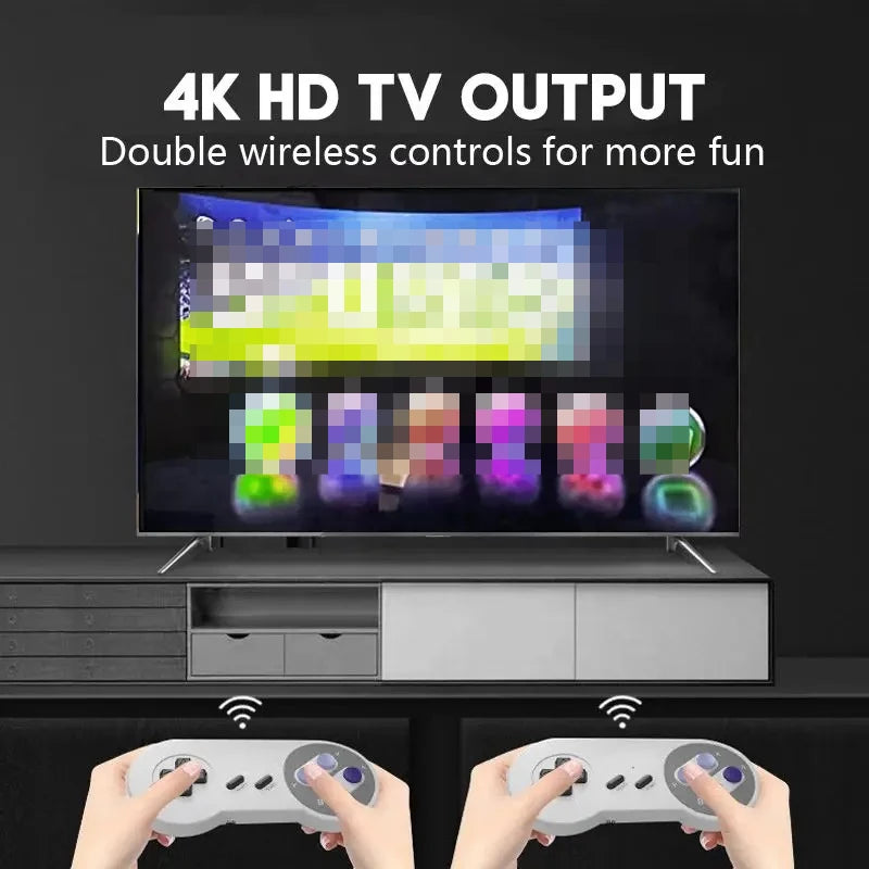 SF900 Retro Console With 5000 Built-In Games TV Game Controller Comes with Dual Wireless Gamepads Game Controller Classic Game