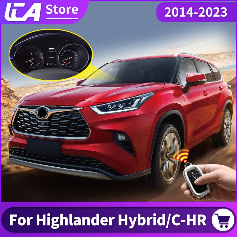 For Toyota Highlander Hybrid,C-HR Remote Key Starter, Upgraded accessories,body kit Remote Heat dissipation 2014 2018 2022 2023