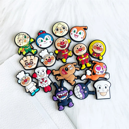 16-100Pcs Cartoon Series Shoe Charms For Slides Clog Sandals Shoe Decoration Accessories Buckle For Kids Christmas Birthday Gift