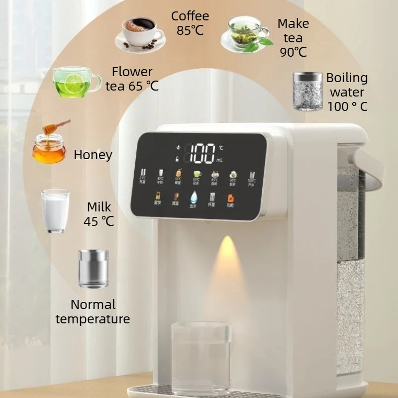 110V/220V Instant-Boil Water Dispenser with Precise Temperature Control Home-Use Direct-Drinking Machine with LED Colour Display