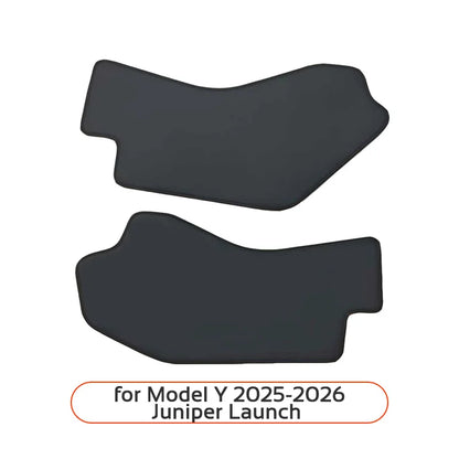 For Tesla Model 3 Y 2021-2026 LHD Center Console Two Side Anti Kick Pad Protector PU Leather Sticker Foot Cover Car Accessories