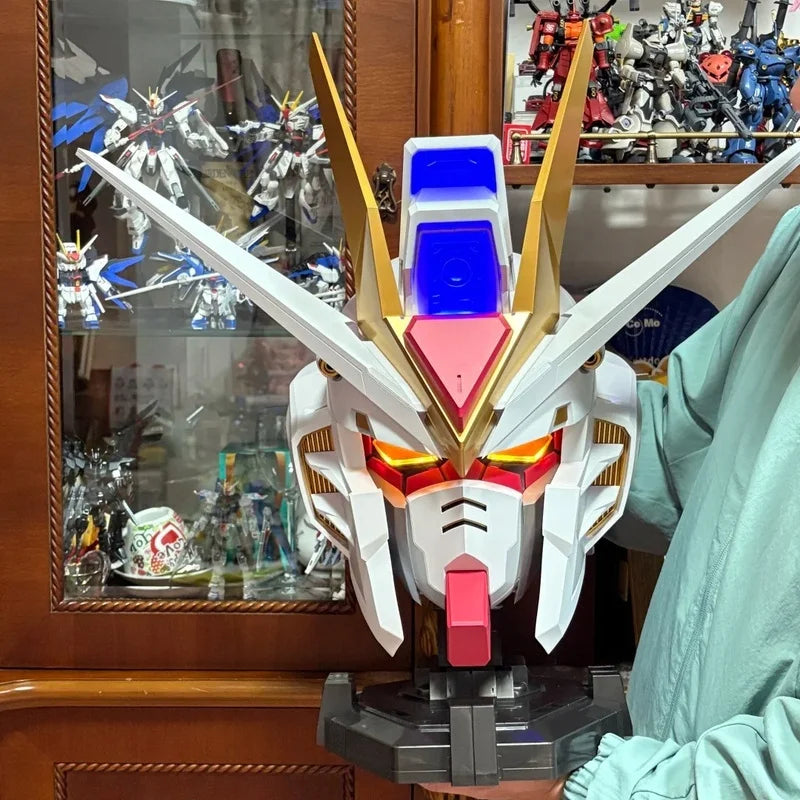 In Stock Bandai BN Head Collection Vol.2 ZGMF-X20A Strike Freedom Anime Figure Assembly Model Toy For Boys Birthday Gift
