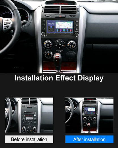 Android Car Radio 7' Multimedia Wifi GPS for Suzuki Grand Vitara 3 2005-2015 with Carplay AndroidAuto Stereo