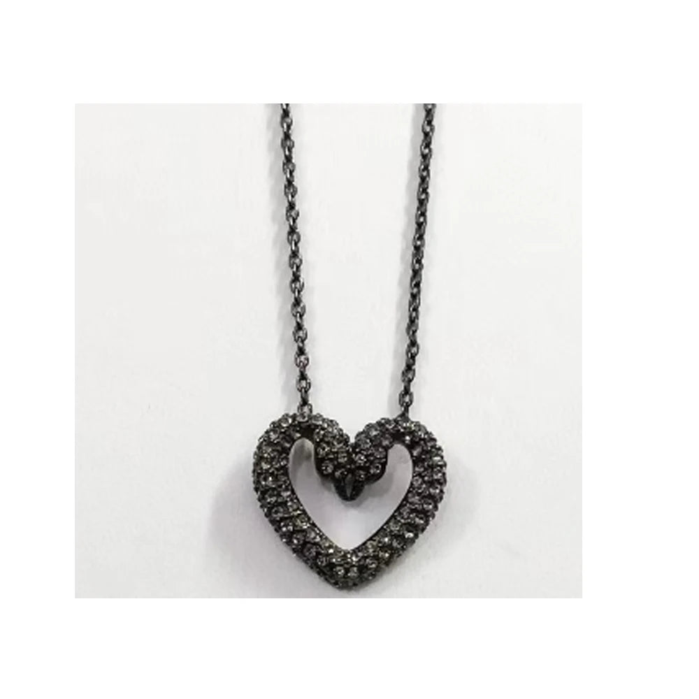 New Swa Concealed Pink Heart shaped Romantic Pendant Kirin Fashion High end Moon Versatile Accessory Necklace