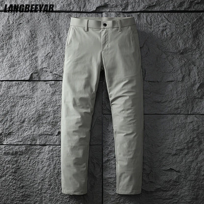 Top Grade New Brand Casual Fashion Breathable Stretch Regular Fit Long Pants Comfortable Business Trousers Mens Clothes 2025