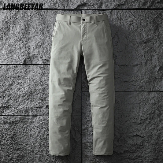 Top Grade New Brand Casual Fashion Breathable Stretch Regular Fit Long Pants Comfortable Business Trousers Mens Clothes 2025